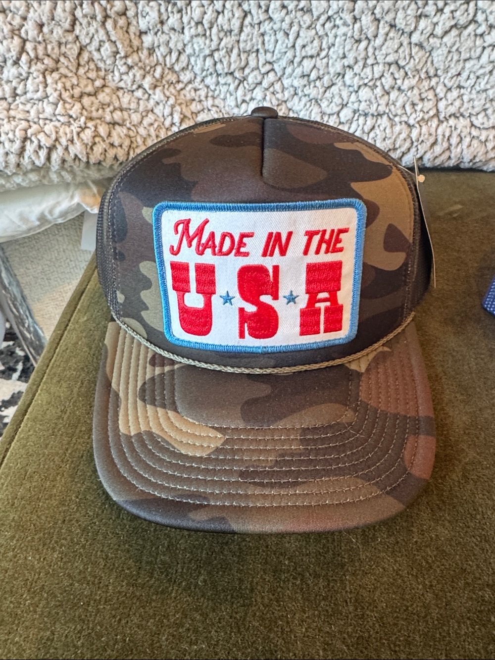 Women's Camo 'Made in the USA' Trucker Hat - Brown Camo